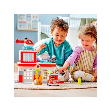 LEGO 10970 Duplo Remiza strażacka i helikopter – zdjęcie