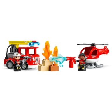 LEGO 10970 Duplo Remiza strażacka i helikopter – zdjęcie