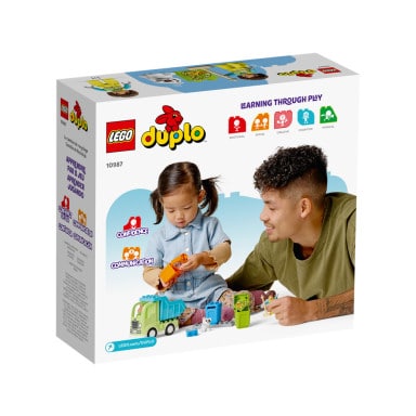 LEGO 10987 Duplo Ciężarówka recyklingowa – zdjęcie