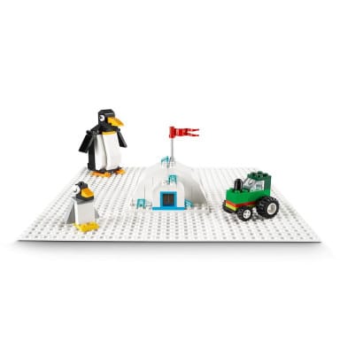 LEGO 11010 Classic Biała płytka konstrukcyjna – zdjęcie