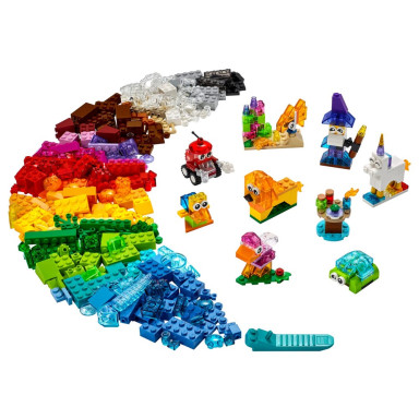 LEGO 11013 Classic Kreatywne przezroczyste klocki – zdjęcie