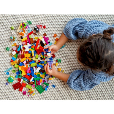 LEGO 11013 Classic Kreatywne przezroczyste klocki – zdjęcie
