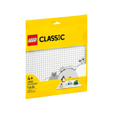 LEGO 11026 Classic Biała płytka konstrukcyjna – zdjęcie