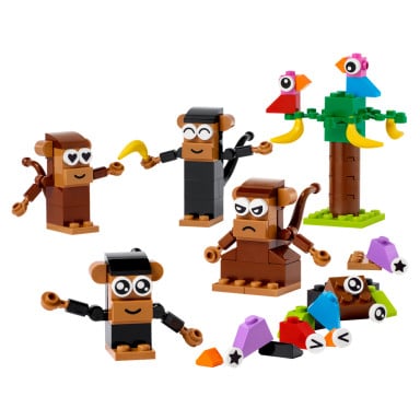 LEGO 11031 Classic Kreatywna małpia zabawa – zdjęcie