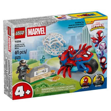 LEGO 11206 Marvel Spidey na motocyklu kontra Rhino – zdjęcie