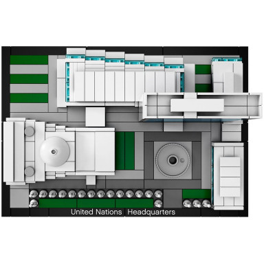 LEGO 21018 Architecture Kwatera główna ONZ – zdjęcie