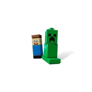 LEGO 21102 Minecraft Micro World: Pierwsza noc – zdjęcie