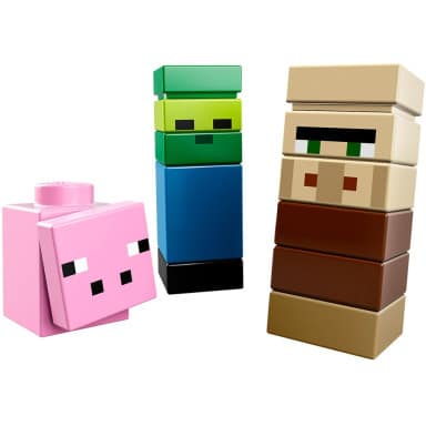 LEGO 21105 Minecraft Mikroświat – Wioska – zdjęcie