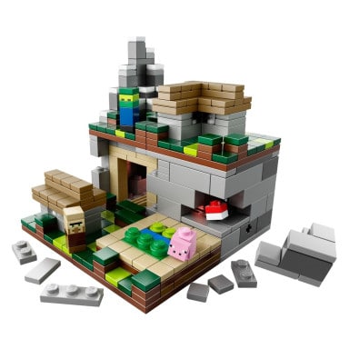 LEGO 21105 Minecraft Mikroświat – Wioska – zdjęcie
