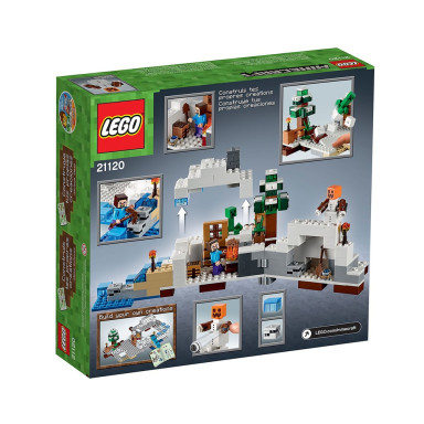 LEGO 21120 Minecraft Śnieżna kryjówka – zdjęcie
