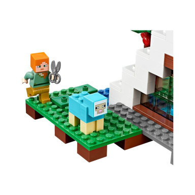 LEGO 21134 Minecraft Baza pod wodospadem – zdjęcie