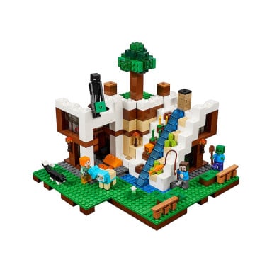 LEGO 21134 Minecraft Baza pod wodospadem – zdjęcie