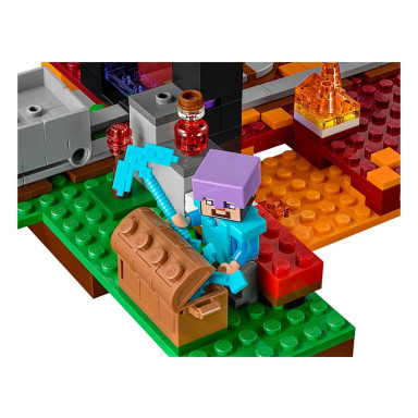 LEGO 21143 Minecraft Portal do Netheru – zdjęcie