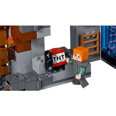 LEGO 21147 Minecraft Przygody na skale macierzystej – zdjęcie
