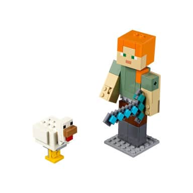 LEGO 21149 Minecraft BigFig — Alex z kurczakiem – zdjęcie