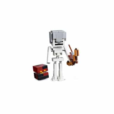 LEGO 21150 Minecraft BigFig — szkielet z kostką magmy – zdjęcie