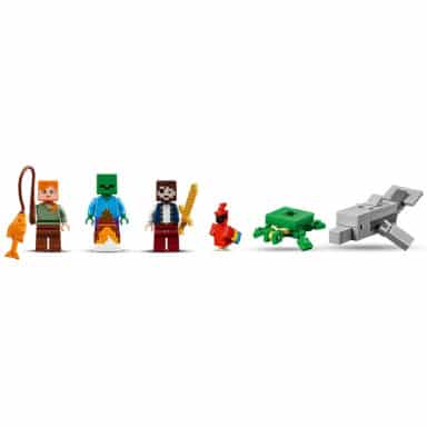LEGO 21152 Minecraft Przygoda na statku pirackim – zdjęcie