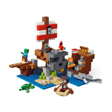 LEGO 21152 Minecraft Przygoda na statku pirackim – zdjęcie
