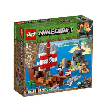 LEGO 21152 Minecraft Przygoda na statku pirackim – zdjęcie