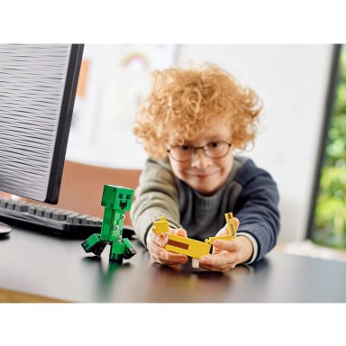LEGO 21156 Minecraft BigFig Creeper i Ocelot – zdjęcie