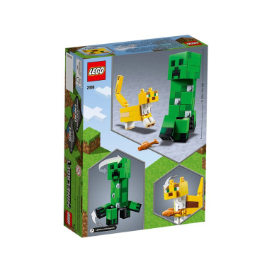 LEGO 21156 Minecraft BigFig Creeper i Ocelot – zdjęcie