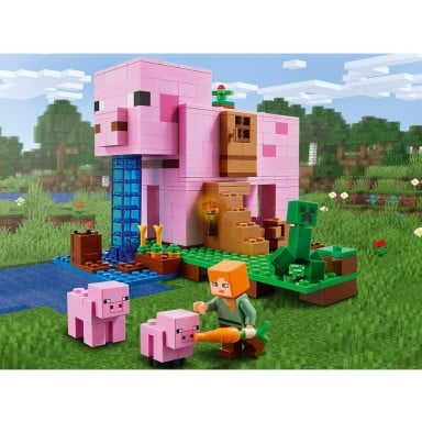 LEGO 21170 Minecraft Dom w kształcie świni – zdjęcie