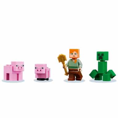 LEGO 21170 Minecraft Dom w kształcie świni – zdjęcie