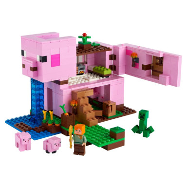 LEGO 21170 Minecraft Dom w kształcie świni – zdjęcie