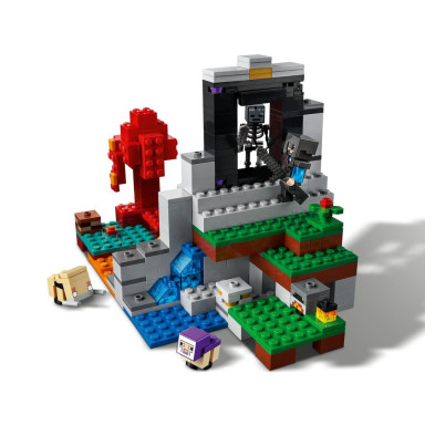 LEGO 21172 Minecraft Zniszczony portal – zdjęcie