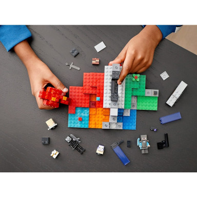 LEGO 21172 Minecraft Zniszczony portal – zdjęcie