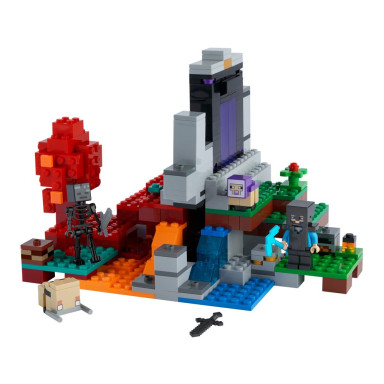 LEGO 21172 Minecraft Zniszczony portal – zdjęcie