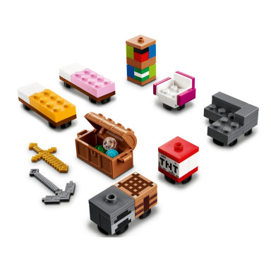 LEGO 21174 Minecraft Nowoczesny domek na drzewie – zdjęcie