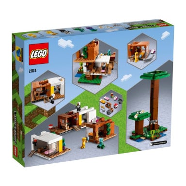 LEGO 21174 Minecraft Nowoczesny domek na drzewie – zdjęcie