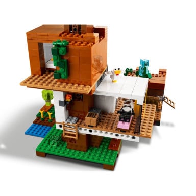 LEGO 21174 Minecraft Nowoczesny domek na drzewie – zdjęcie