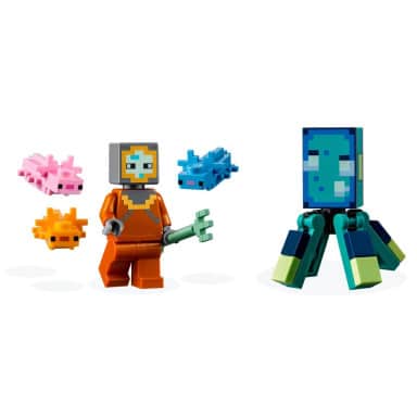 LEGO 21180 Minecraft Walka ze strażnikami – zdjęcie