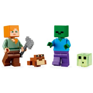 LEGO 21240 Minecraft Przygoda na mokradłach – zdjęcie