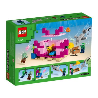 LEGO 21247 Minecraft Dom aksolotla – zdjęcie