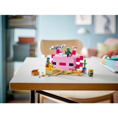 LEGO 21247 Minecraft Dom aksolotla – zdjęcie