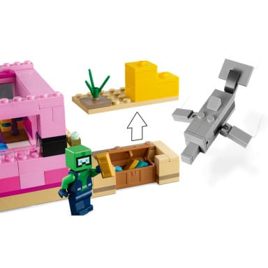 LEGO 21247 Minecraft Dom aksolotla – zdjęcie