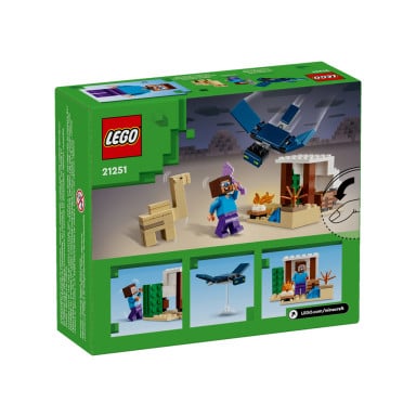 LEGO 21251 Minecraft Pustynna wyprawa Steve’a – zdjęcie