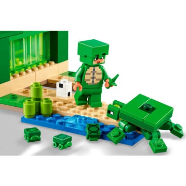 LEGO 21254 Minecraft Domek na plaży żółwi – zdjęcie
