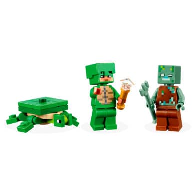 LEGO 21254 Minecraft Domek na plaży żółwi – zdjęcie