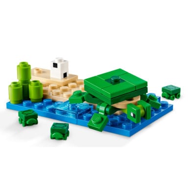 LEGO 21254 Minecraft Domek na plaży żółwi – zdjęcie
