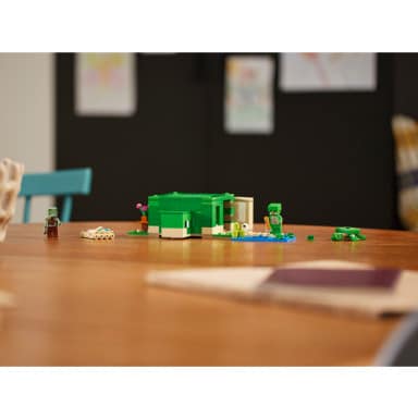 LEGO 21254 Minecraft Domek na plaży żółwi – zdjęcie