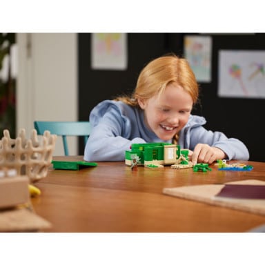 LEGO 21254 Minecraft Domek na plaży żółwi – zdjęcie