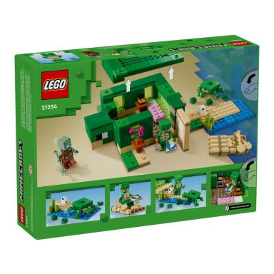 LEGO 21254 Minecraft Domek na plaży żółwi – zdjęcie