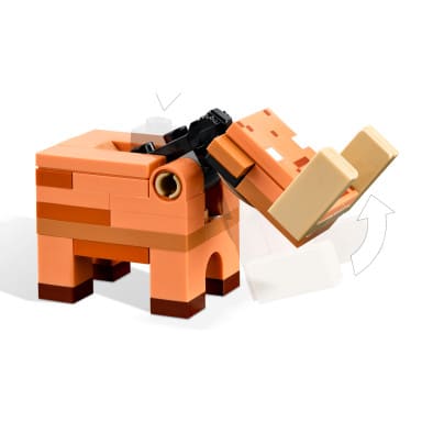 LEGO 21255 Minecraft Zasadzka w portalu do Netheru – zdjęcie
