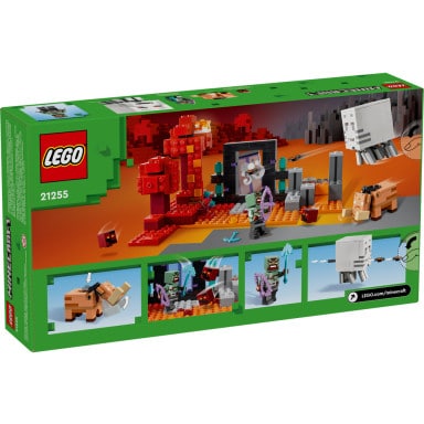 LEGO 21255 Minecraft Zasadzka w portalu do Netheru – zdjęcie