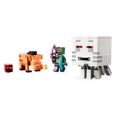 LEGO 21255 Minecraft Zasadzka w portalu do Netheru – zdjęcie