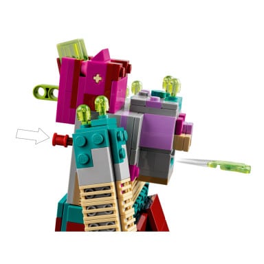 LEGO 21257 Minecraft Decydujące starcie z Dewastatorem – zdjęcie